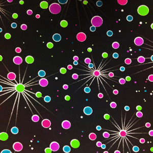 Neon Large Polka Dot Print | Galactic