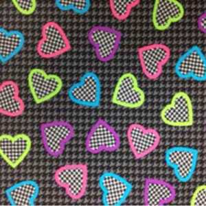 Houndstooth Heart | BTP051C1 *item discontinued, stock may still be available*