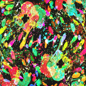Hand Splatter Paint Print | Hand Paint