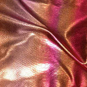 Oil Spill Snake Skin Spandex | Snake Skin Ombre