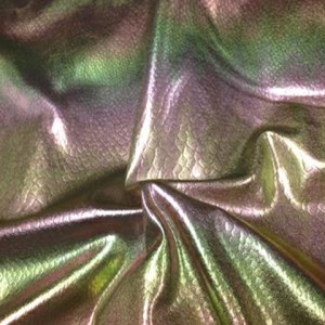 Oil Spill Snake Skin Spandex | Snake Skin Ombre