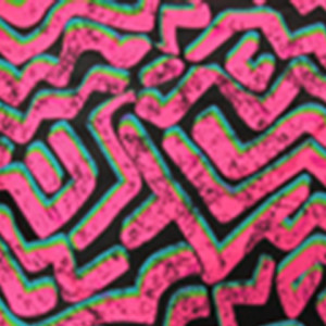 hot-pink-florescent-zig-zag-pattern-with-lime-green-and-blue-shadows-on-black-stretch-fabric