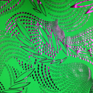 Leaves and Dots Shiny Foil