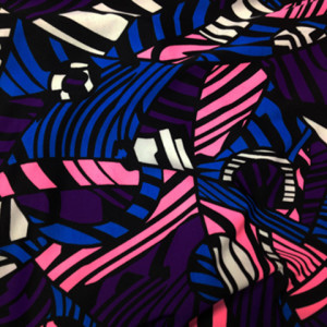 Abstract Animal Print | Zebra Stripe Patchwork Print