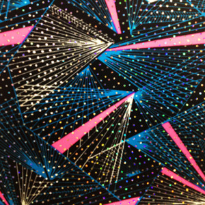 Gem Triangles Spandex | Retro Triangles