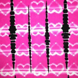 Distressed Tye-Dye Print | Tie Dye Heart Print