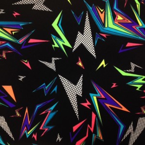 Colorful Lightning print