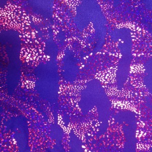 Animal foiled spandex print