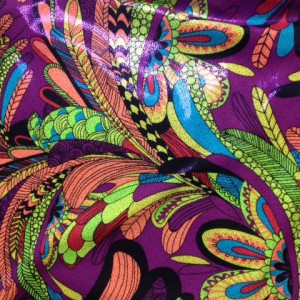 peacock feathers print fabric