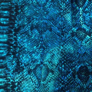 Blue Metallic Snake Skin | Snake Skin Holo