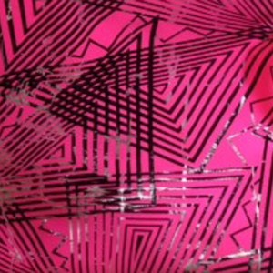 Metallic Triangle Fabric | Angular Foil