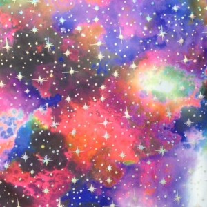 Galaxy print fabric| Star Storm