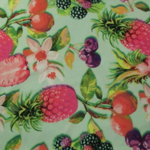 Fruit Pattern Fabric| Floral and Fruit