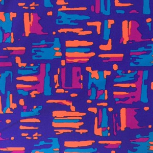colorful abstract printed spandex