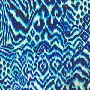 Aqua Yoga Print Spandex