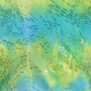 Fingerprint Foil Tie Dye Spandex