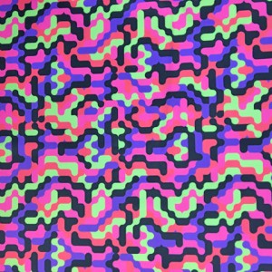 Neon Digital Puzzle Print