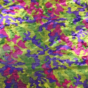 Colorful Camo Printed Spandex