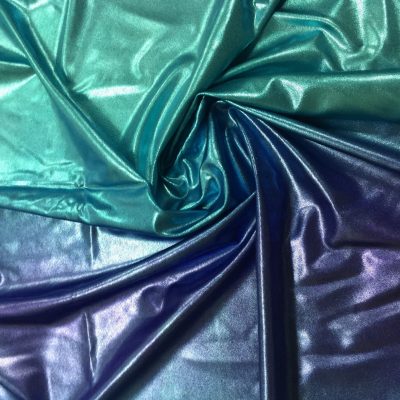 Marie-Aqua Violet Ombre, ombre print, ombre spandex